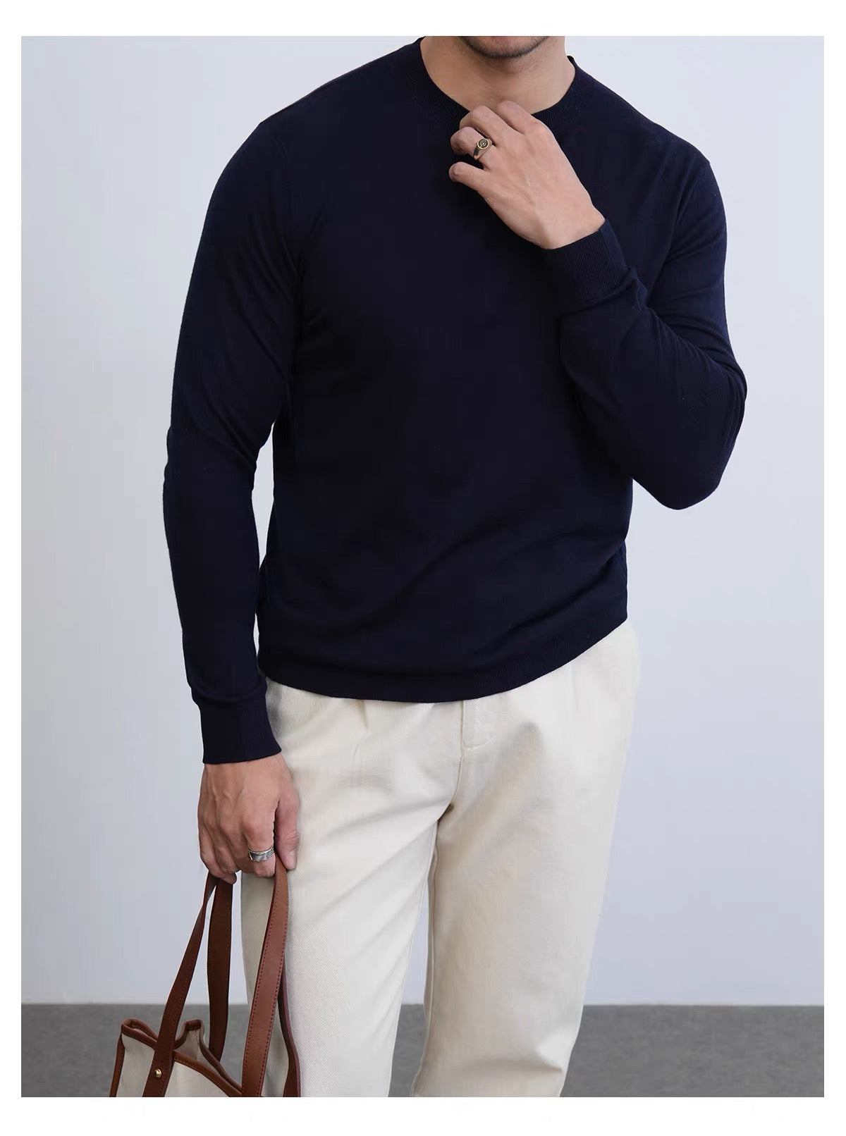 Luxus Langarm Pullover