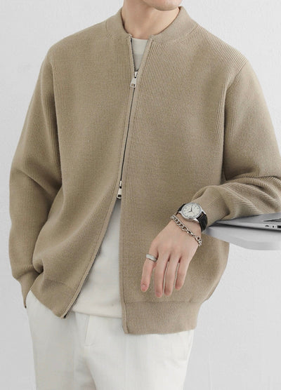 BOMBER KNIT JACKET
