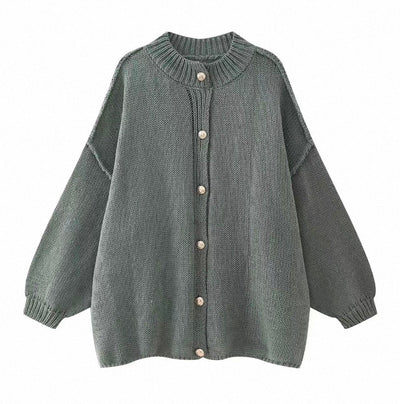 OVERSIZED KNIT CARDIGAN
