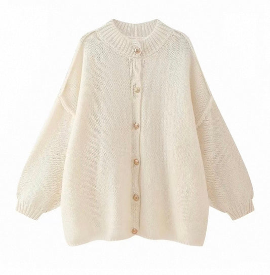 OVERSIZED KNIT CARDIGAN