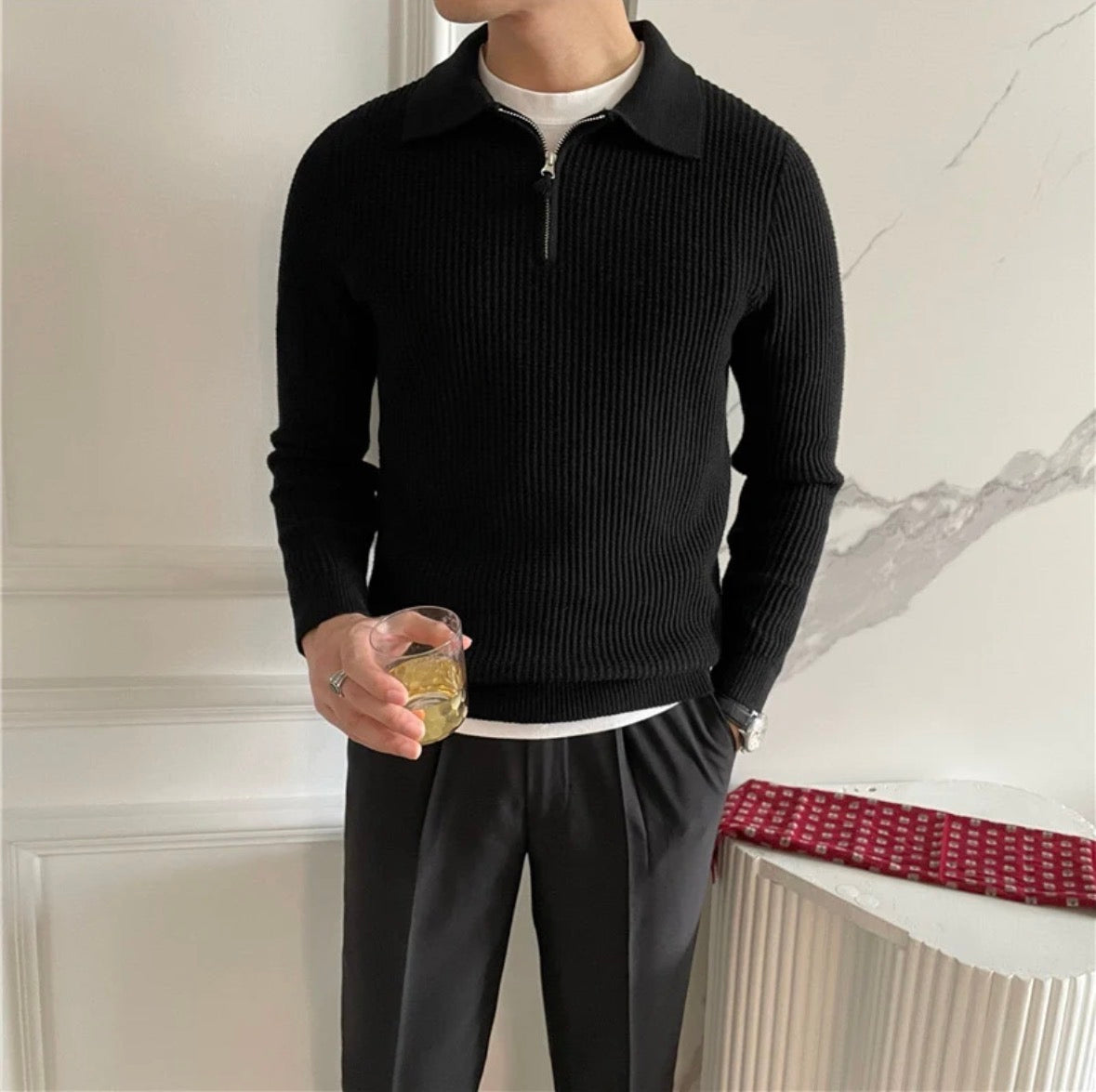 Casual Zip Jacke