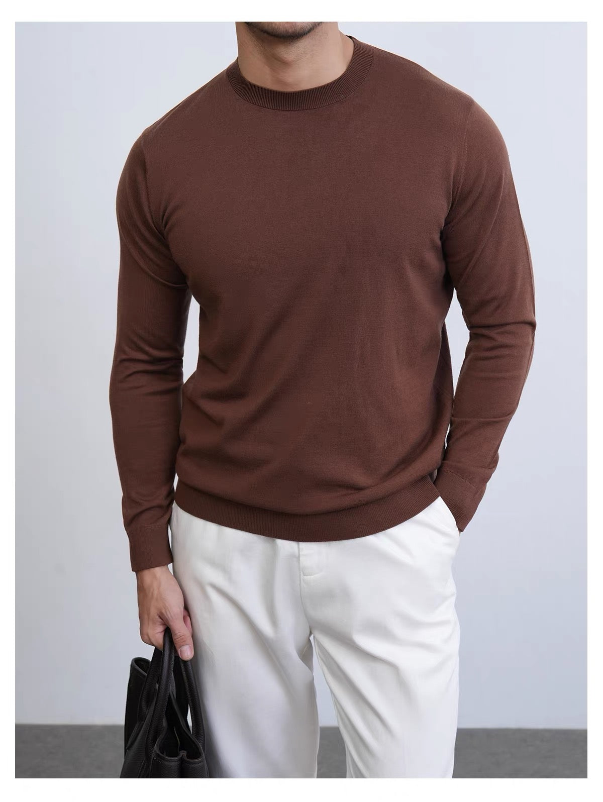 Luxus Langarm Pullover