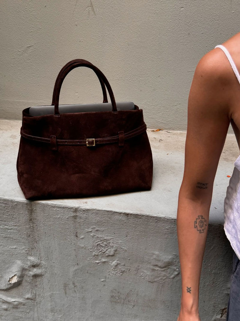 SUEDE BAG
